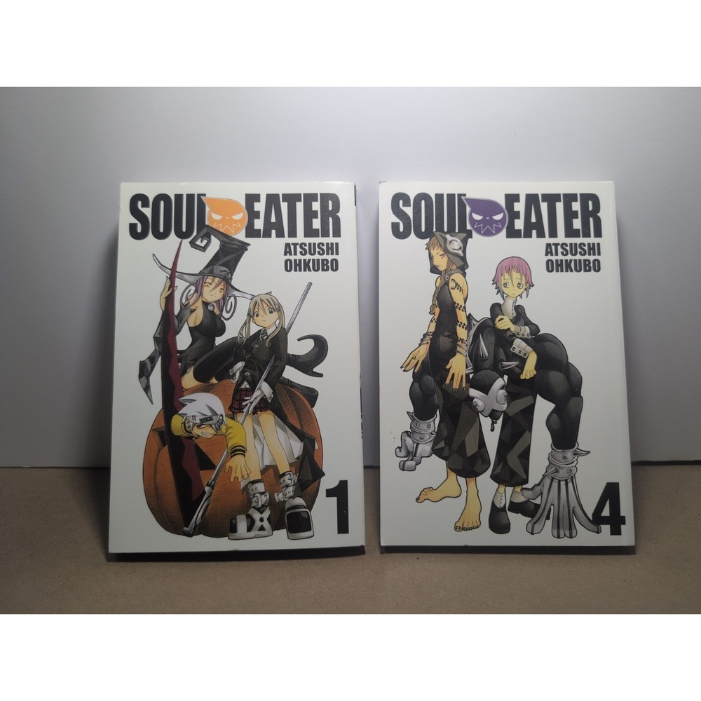 Soul Eater Manga English Volumes 1 And 4 By Atsushi Ohkubo
